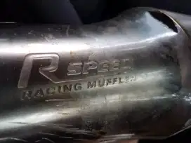 Dijual Knalpot Muffler Racing R Speed Stainless ORD Alpino NDK Kansai