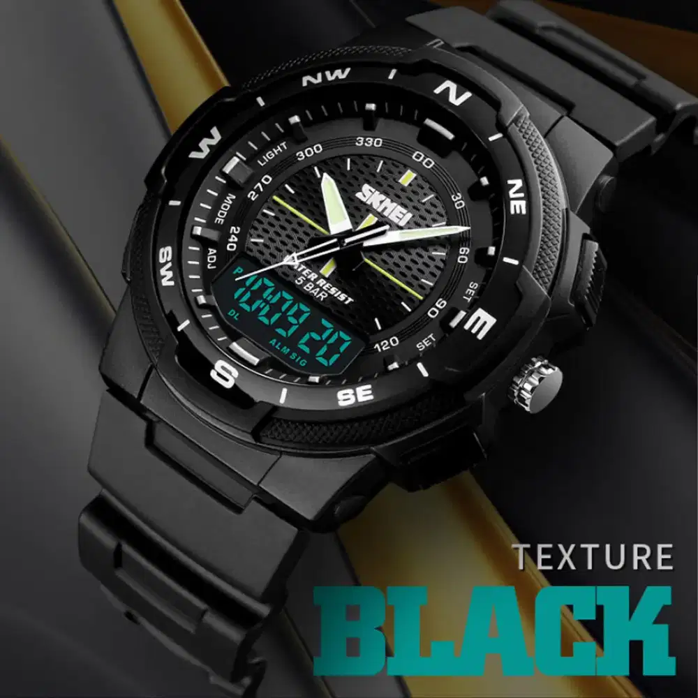 skmei jam tangan analog digital pria