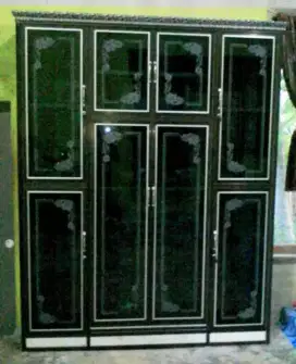 Rak Piring Aluminium 4 Pintu Termurah