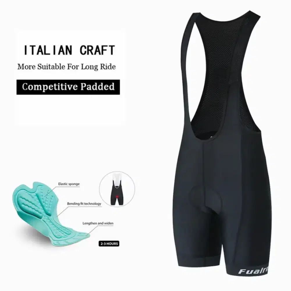 Pakaian olahraga sepeda pria tight gel padded