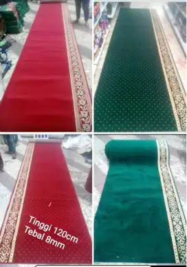 Karpet sajadah masjid Tinggi 120cm