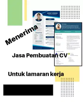 Jasa membuat CV untuk lamaran kerja