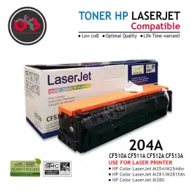 Compatible HP CF510/204A siap pakai,servis maintenance