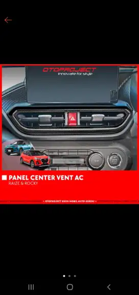 Panel center vent AC toyota raize