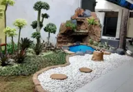 Kolam relief dinding