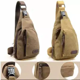 Tas Selempang Bodypack Kanvas