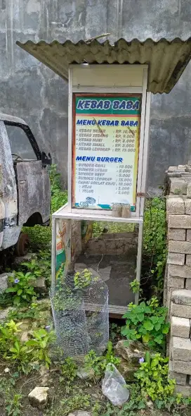 Gerobak kebab dijual