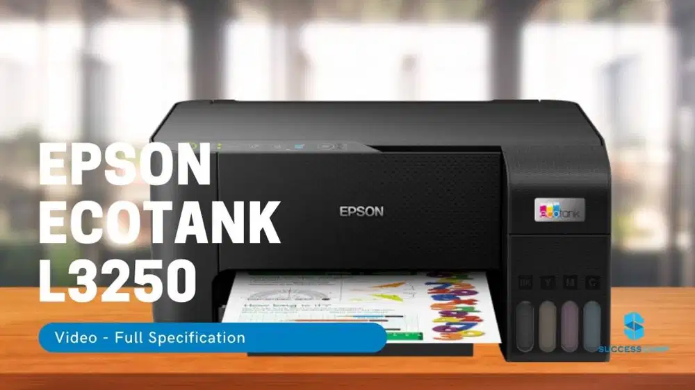 EPSON L3250 Borderless Print, Scan, Copy, Direct Wifi (Gratis Antar)