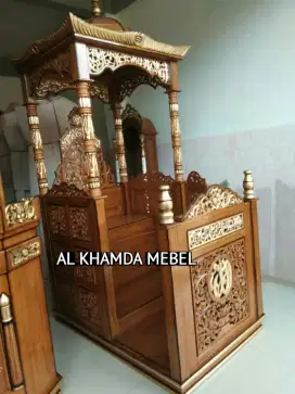 Terima pesanan mimbar masjid kubah free ongkir