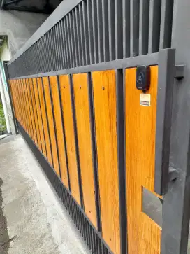 Pager rumah pakai wopleng bukan kayu