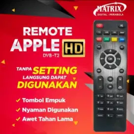 Remote STB Set Top Box Matrix Apple Merah TV Digital UHF