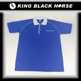 Kaos Polo Baru - Kaos Kerah Baru - Baju Kerah Polo Baru (Biru)