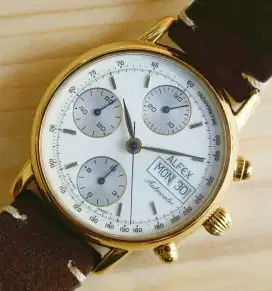jam tangan gaya klasik elegan
Alfex automatic chronograph
