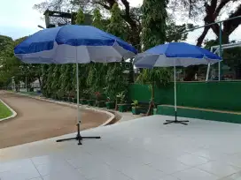 TENDA PAYUNG CAFE DIAMETER 240 CM KOMPLIT KAKI PAYUNG