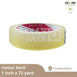 Lakban Kecil / Isolasi Kecil / Tape / Solasi Daimaru 1 inch x 72 yard