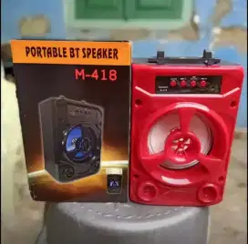 SPEAKER BLUETOOTH M-418 BASS BARU
