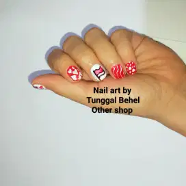 Nail art bisa request design nya