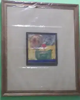 Pajangan dinding lukisan abstrak