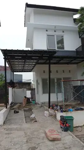 Atap baja ringan kanopi