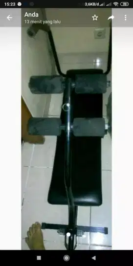 Alat Olahraga utk sit up made in china,tdk ada merk!!