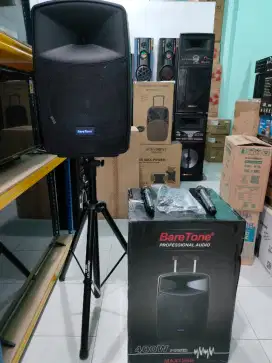 Speaker Karaoke Bluetooth Portabel Bareton 12 inci 12HB