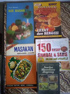 Buku² resep masakan sehari-hari nasional kue basah jagung aneka sambal