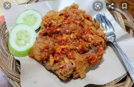 Geprek borneo delicius