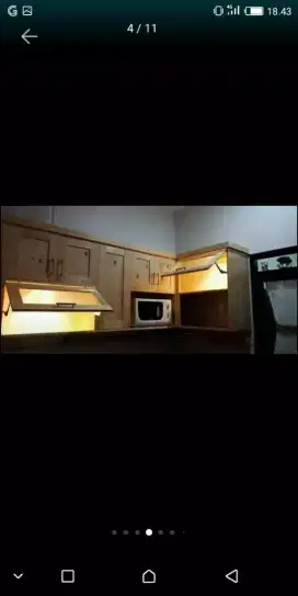 Kicthen set model elegn harg itugn permetr lari 1.2 bhn dr kyu jati be