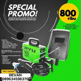 RYU MESIN LAS 120A 900 WATT RII120-1 MURAH BERGARANSI