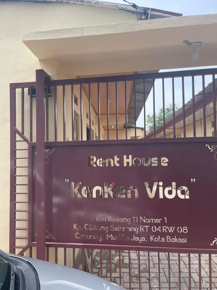 Kontrakan Nyaman banyak pepohonan