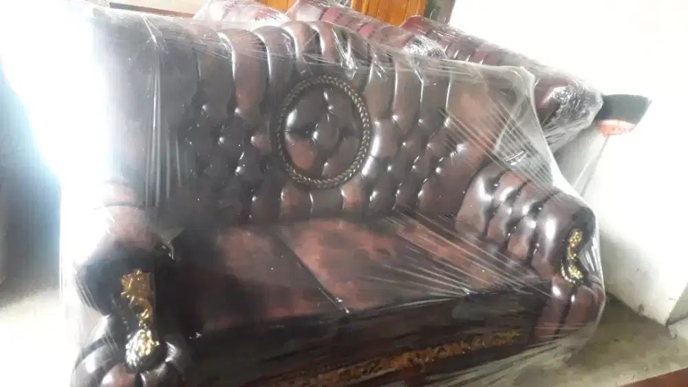 Sofa King type 321 + meja kaca READY