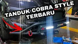 TANDUK DEPAN BESI SEVEN CODE DENGAN LAMPU LED ALL NEW RUSH TERIOS