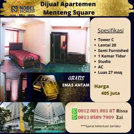 Jual Turun Harga Apartemen Menteng Square Jakarta Pusat