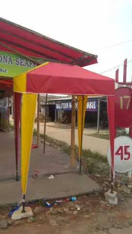 Sudah ready kembali tenda kafe nya