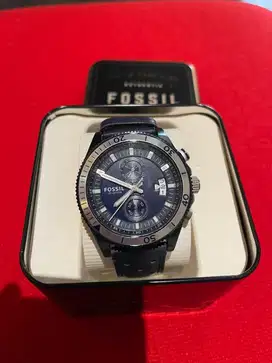 Jual jam Fossil CH3012 Authentic Blue Navy Kondisi Istimewa lengkap