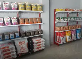 Rak minimarket lokal langsung pabrik