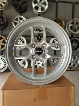 Velg enkei tuning R15 4x100 jazz yaris swift brio agya datsun civic