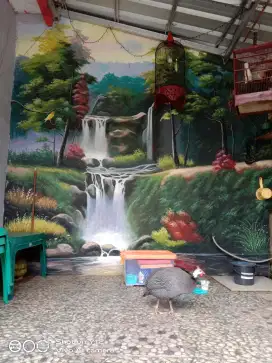 Lukis dinding/mural