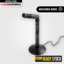 Microphone - Mic Laptop PC Desktop 3.5mm with Stand Mount Podcast