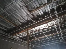 Plafon gypsum pengerjaan rapih