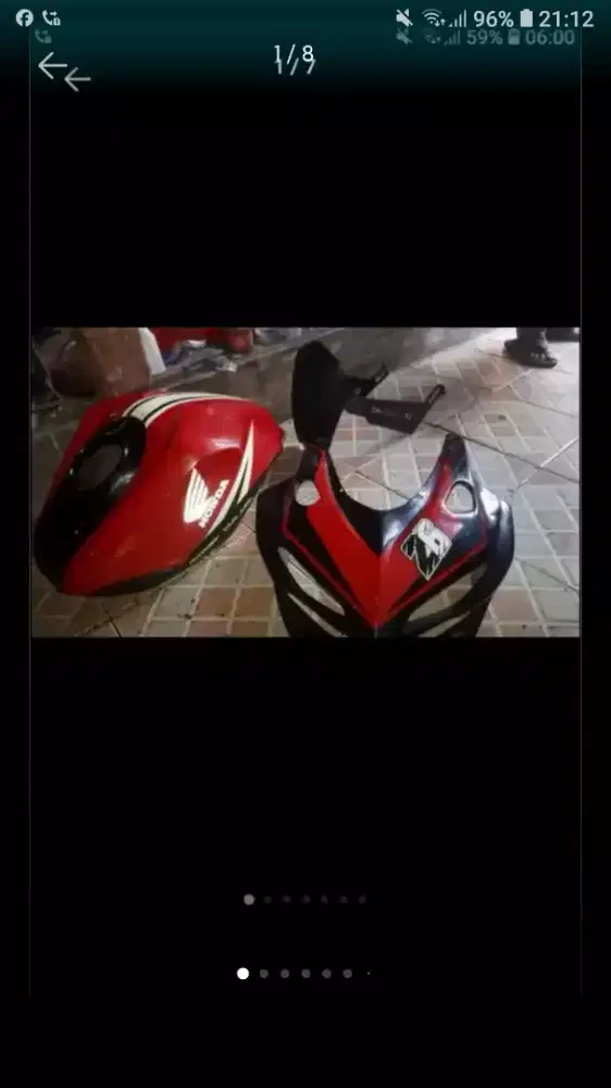 Se paket body tambah utk motor laki2 kond spt baru cpt dpt murah sj