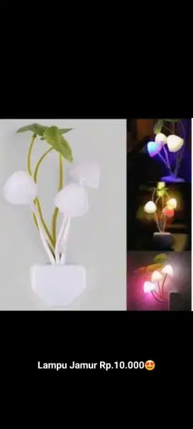 Lampu tidur jamur