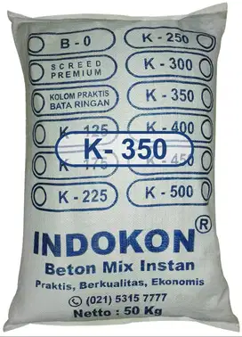 Beton Instan K 350 Instan INDOKON - Beton Siap Pakaikai
