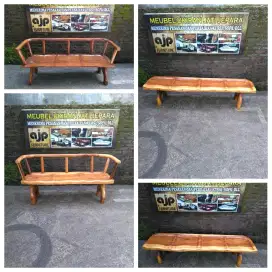 Bangku trembesi papan solid