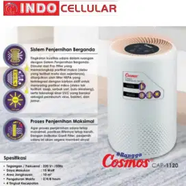 AIR PURIFIER PORTABLE WITH HEPA+UVC COSMOS CAP-1120