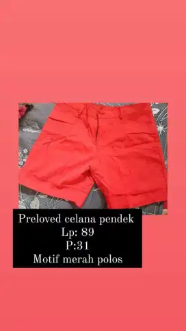 Celana pendek 3 Rp. 100