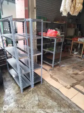 Rak besi siku lobang termurah