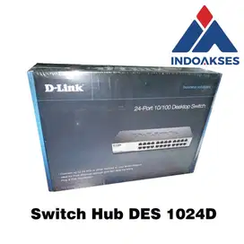 Switch Hub D-Link DLink 24 Port DES 1024D 10/100Mbps