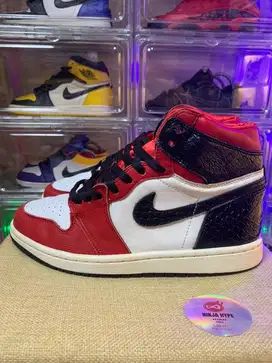 BISA COD / REKBER , AIR JORDAN 1 RETRO HIGH SATIN SNAKE CHICAGO