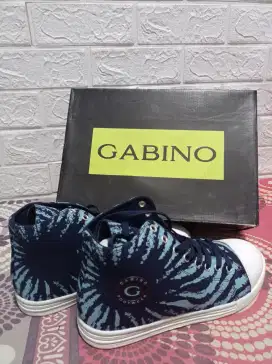 Sepatu Gabino Snekaers High Cut Azof Biru